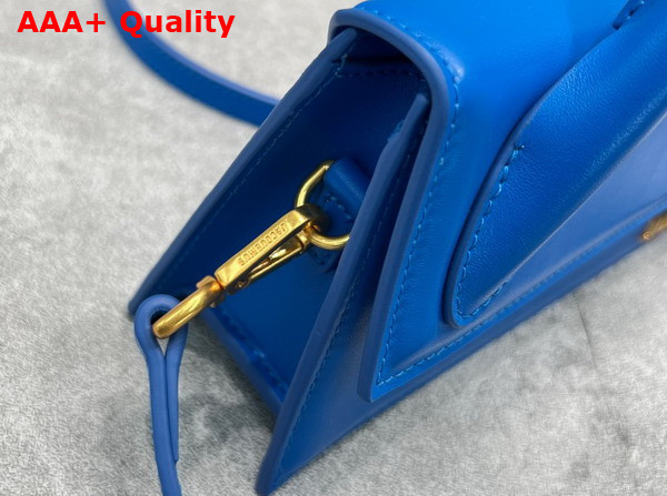 Jacquemus Le Chiquito Long Signature Leather Handbag in Blue Replica