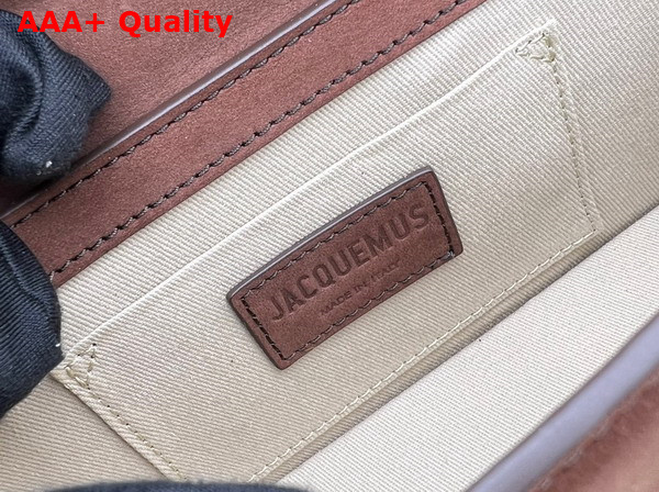 Jacquemus Le Chiquito Long Signature Leather Handbag in Brown Replica