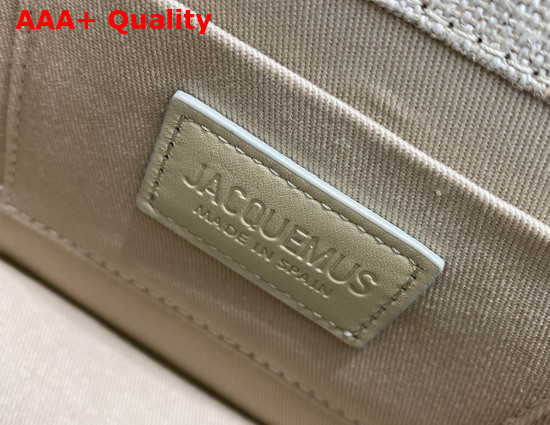 Jacquemus Le Chiquito Moyen Beige Linen Replica