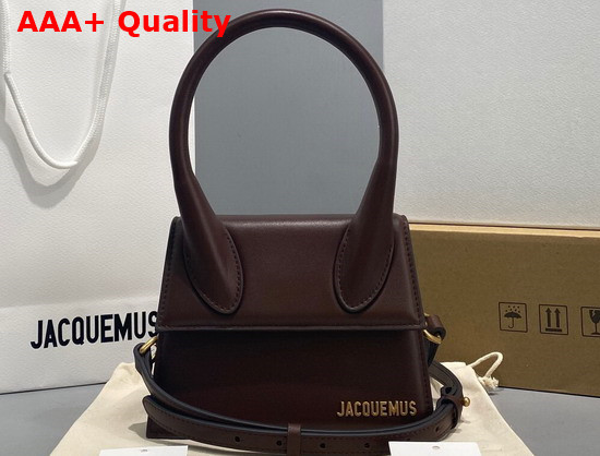 Jacquemus Le Chiquito Moyen Dark Brown Replica