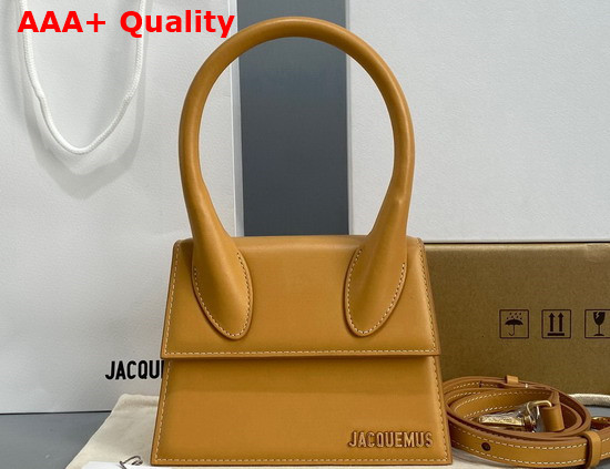 Jacquemus Le Chiquito Moyen Orange Leather Replica