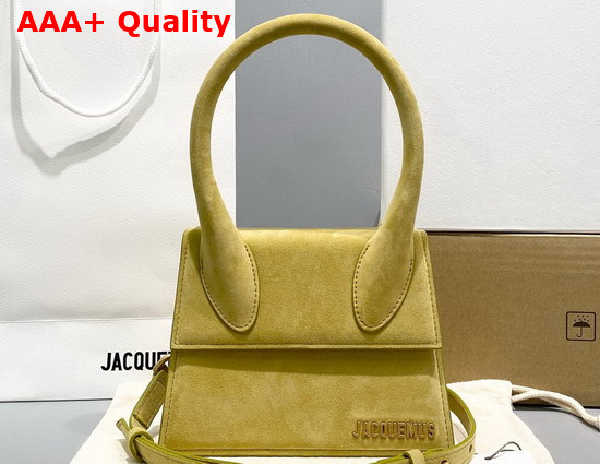 Jacquemus Le Chiquito Moyen Orange Suede Leather Replica