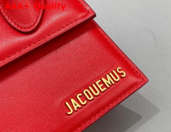 Jacquemus Le Chiquito Moyen Red Leather Replica