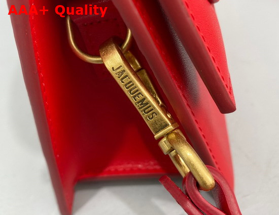 Jacquemus Le Chiquito Moyen Red Leather Replica