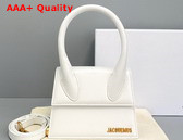 Jacquemus Le Chiquito Moyen White Leather Replica