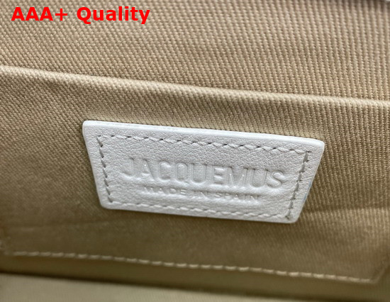 Jacquemus Le Chiquito Moyen White Leather Replica