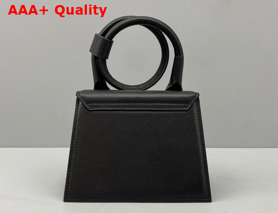 Jacquemus Le Chiquito Noeud Bag Black Leather Replica