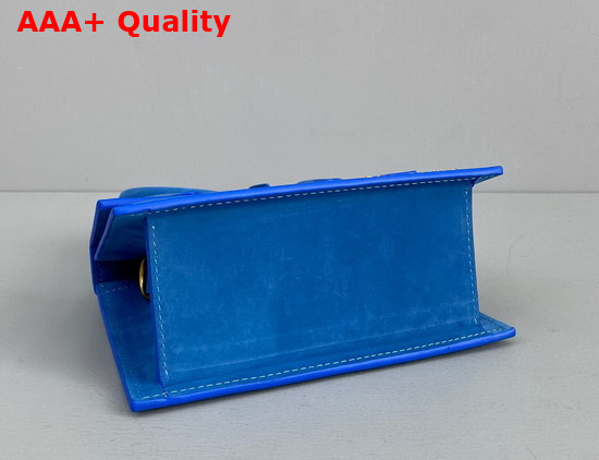 Jacquemus Le Chiquito Noeud Bag Blue Nubuck Replica