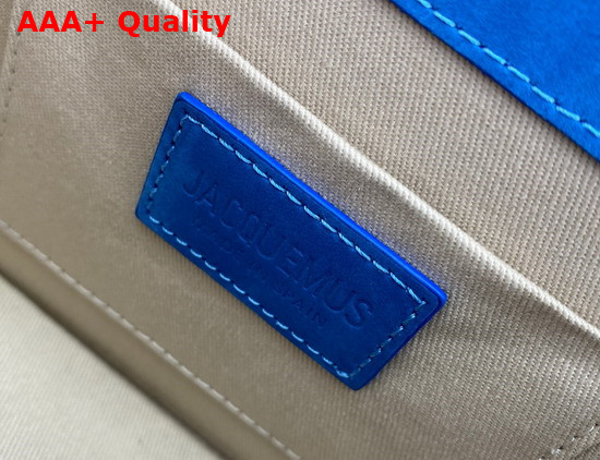 Jacquemus Le Chiquito Noeud Bag Blue Nubuck Replica