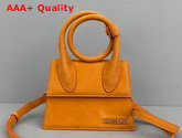 Jacquemus Le Chiquito Noeud Bag Orange Nubuck Replica