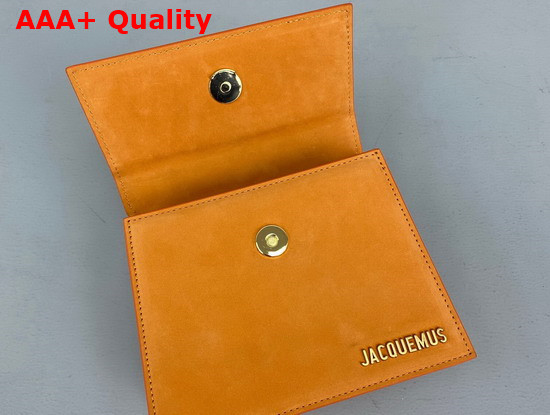 Jacquemus Le Chiquito Noeud Bag Orange Nubuck Replica