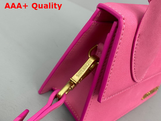 Jacquemus Le Chiquito Noeud Bag Pink Nubuck Replica