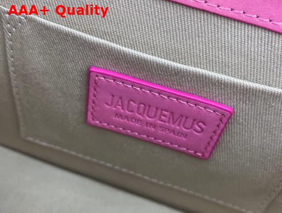 Jacquemus Le Chiquito Noeud Bag Pink Nubuck Replica