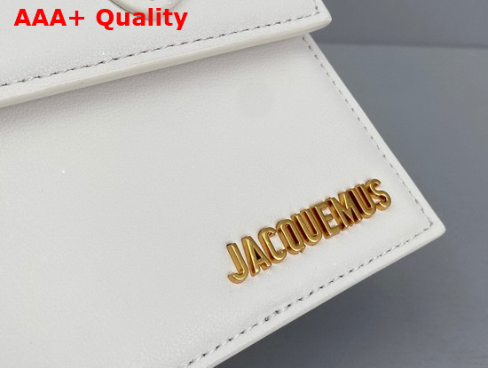 Jacquemus Le Chiquito Noeud Bag White Leather Replica