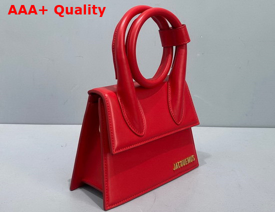 Jacquemus Le Chiquito Noeud Red Leather Replica