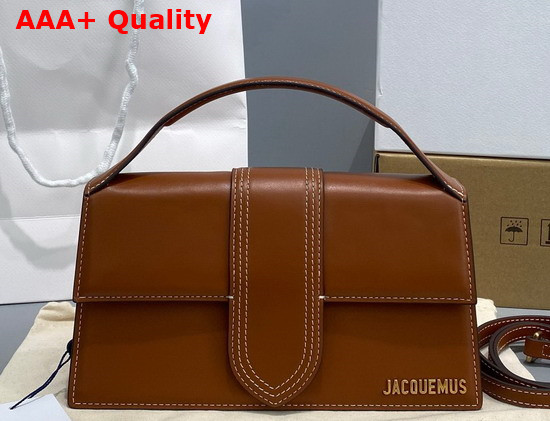 Jacquemus Le Grand Bambino Brown Leather Replica