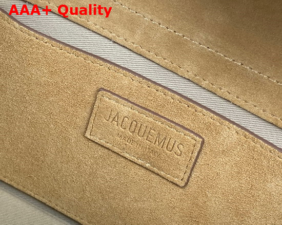 Jacquemus Le Grand Bambino Dark Beige Suede Leather Replica