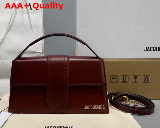 Jacquemus Le Grand Bambino Dark Brown Leather Replica