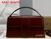 Jacquemus Le Grand Bambino Dark Brown Leather Replica