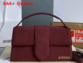 Jacquemus Le Grand Bambino Dark Brown Suede Leather Replica