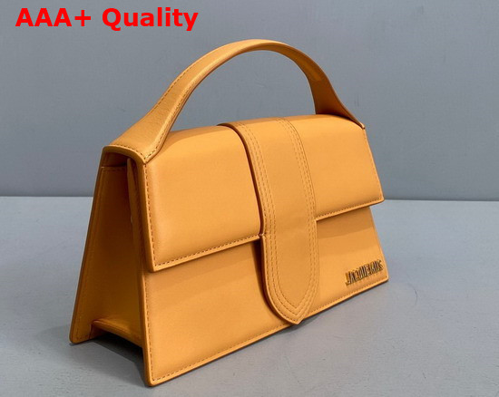 Jacquemus Le Grand Bambino Orange Leather Replica