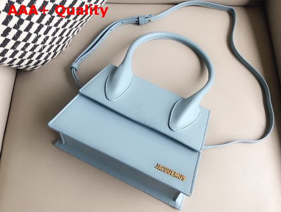 Jacquemus Le Grand Chiquito Bag in Baby Blue Leather Replica