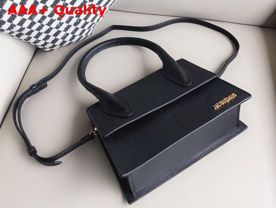 Jacquemus Le Grand Chiquito Bag in Black Leather Replica