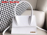 Jacquemus Le Grand Chiquito Bag in White Leather Replica