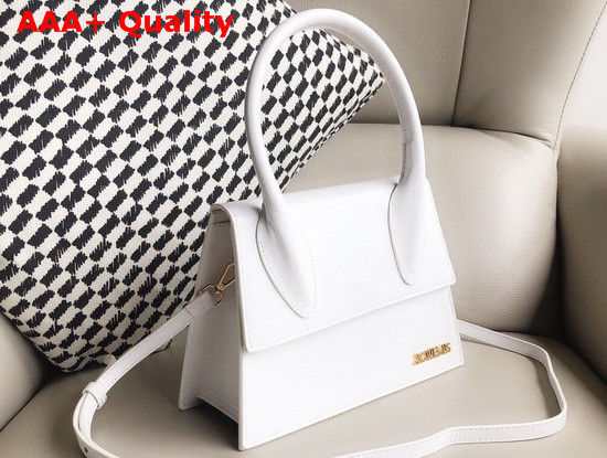 Jacquemus Le Grand Chiquito Bag in White Leather Replica