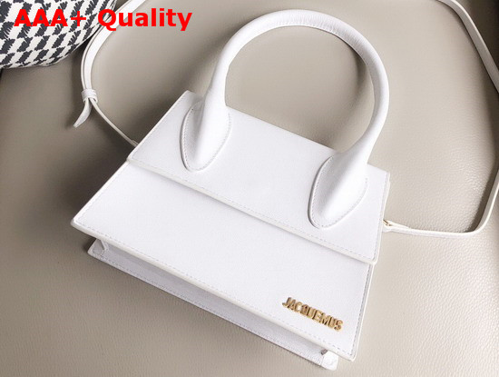 Jacquemus Le Grand Chiquito Bag in White Leather Replica