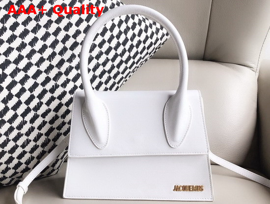 Jacquemus Le Grand Chiquito Bag in White Leather Replica