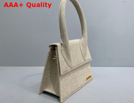 Jacquemus Le Grand Chiquito Beige Linen Replica