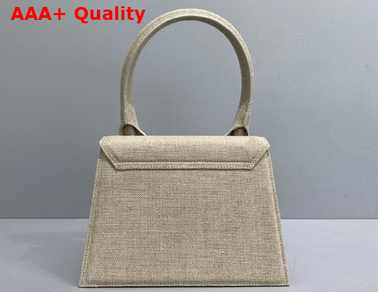 Jacquemus Le Grand Chiquito Beige Linen Replica