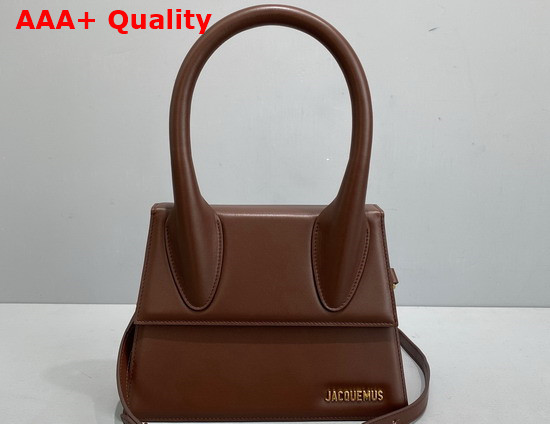 Jacquemus Le Grand Chiquito Dark Brown Leather Replica