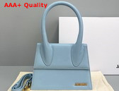 Jacquemus Le Grand Chiquito Sky Blue Leather Replica