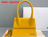 Jacquemus Le Grand Chiquito Yellow Leather Replica