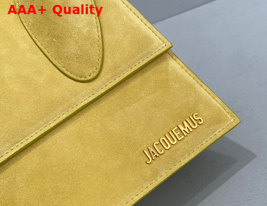 Jacquemus Le Grand Chiquito Yellow Suede Leather Replica