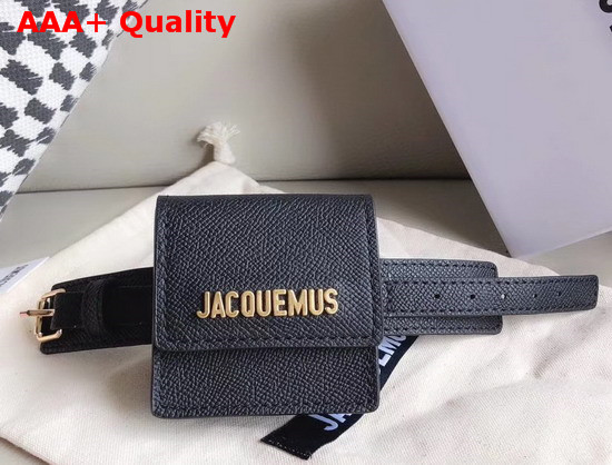 Jacquemus Le Sac Bracelet Bag in Black Replica