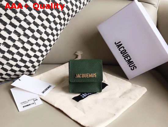 Jacquemus Le Sac Bracelet Bag in Dark Green Replica