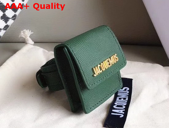 Jacquemus Le Sac Bracelet Bag in Dark Green Replica