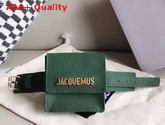 Jacquemus Le Sac Bracelet Bag in Dark Green Replica