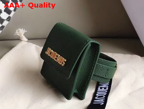 Jacquemus Le Sac Bracelet Bag in Dark Green Replica