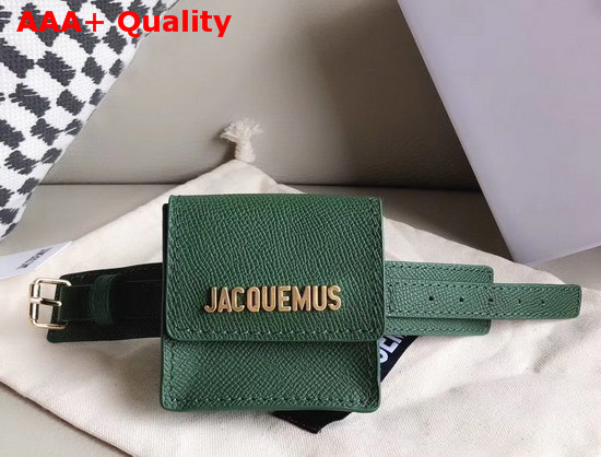 Jacquemus Le Sac Bracelet Bag in Dark Green Replica