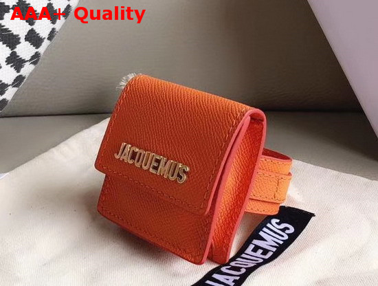 Jacquemus Le Sac Bracelet Bag in Orange Replica