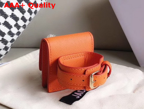 Jacquemus Le Sac Bracelet Bag in Orange Replica