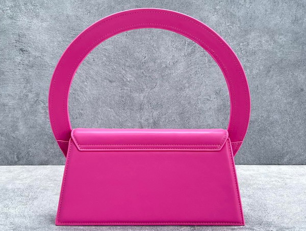 Jacquemus Le Sac Rond Pink Leather Replica