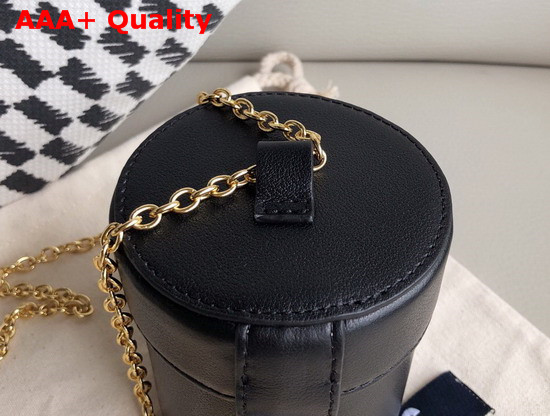 Jacquemus Le Vanity Leather Mini Bag in Black Replica