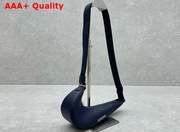 Jacquemus The Swoosh Jacquemus Nike Bag in Dark Navy Cowskin Replica