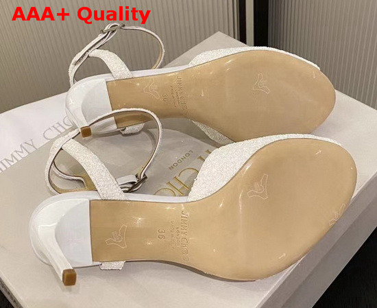 Jimmy Choo Sacora 85 Ivory Replica