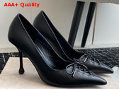 Jimmy Choo Scarlett 95 Black Nappa Leather Pumps Replica